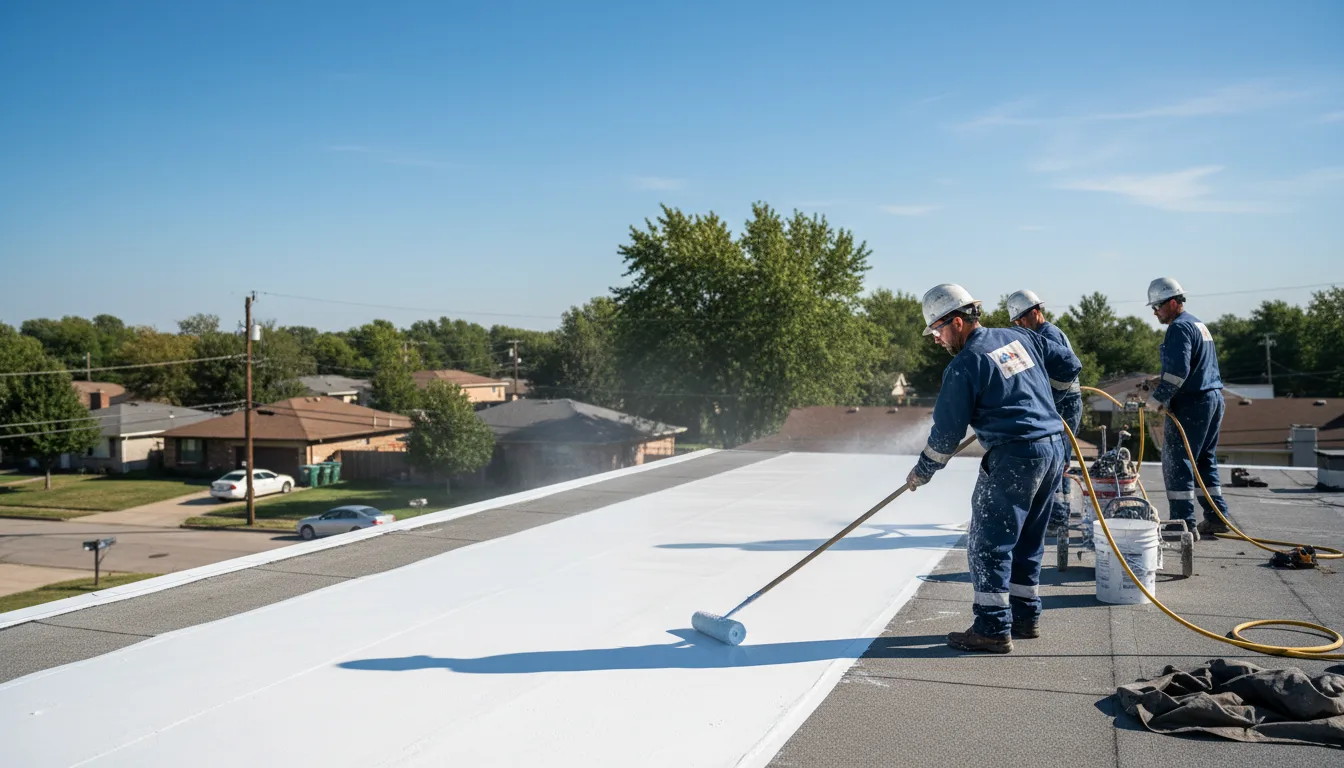 Commercial roof coating in Glenwood, MO near me